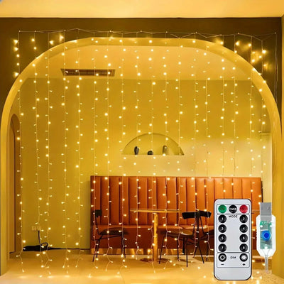 LED Curtain String Lights