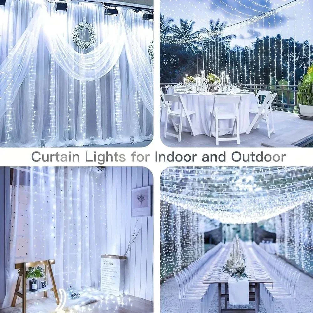 LED Curtain String Lights